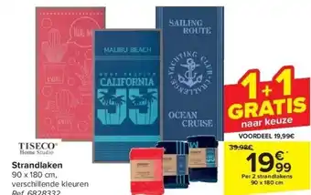 Carrefour Strandlaken aanbieding