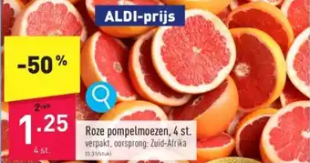 ALDI Roze pompelmoezen aanbieding