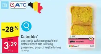 ALDI Cordon bleu aanbieding