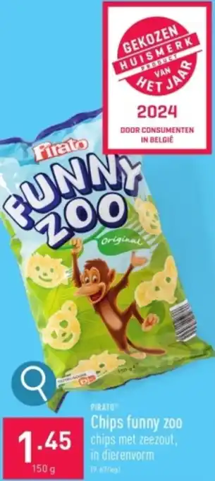 ALDI Chips funny zoo 150G aanbieding