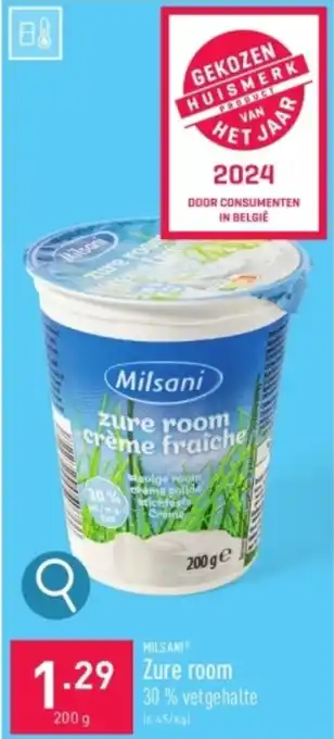 ALDI Zure room 200g aanbieding