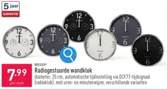 ALDI Radiogestuurde wandklok aanbieding