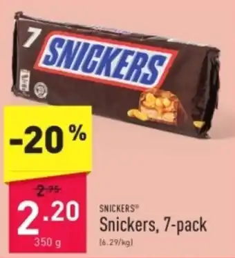 ALDI SnickerS aanbieding
