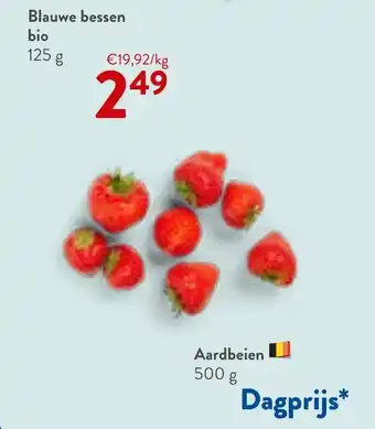 Blauwe bessen bio 125g