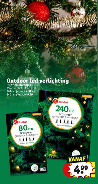 Kruidvat Outdoor Led Verlichting aanbieding