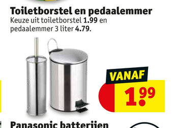 Toiletborstel En Pedaalemmer