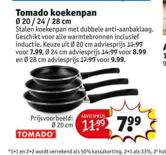 Kruidvat Tomado Koekenpan aanbieding