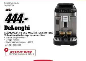 MediaMarkt DeLonghi aanbieding