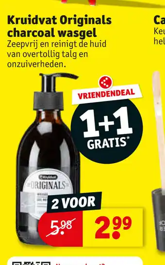 Kruidvat Originals Charcoal Wasgel aanbieding