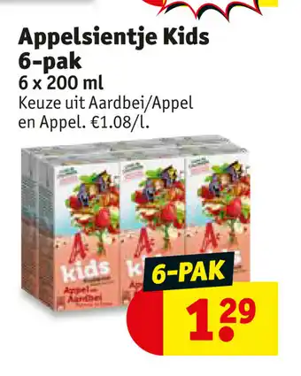 Kruidvat Appelsientje Kids 6-Pak 6 x 200 ml aanbieding