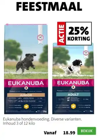 Intratuin Eukanuba hondenvoeding aanbieding