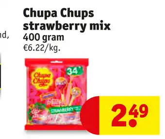 Chupa Chups Strawberry Mix 400 gram