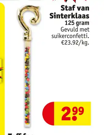 Staf Van Sinterklaas 125 gram