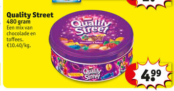 Kruidvat Quality Street 480 gram aanbieding