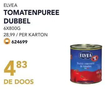 Bidfood ELVEA TOMATENPUREE DUBBEL aanbieding