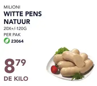 Bidfood MILIONI WITTE PENS NATUUR aanbieding