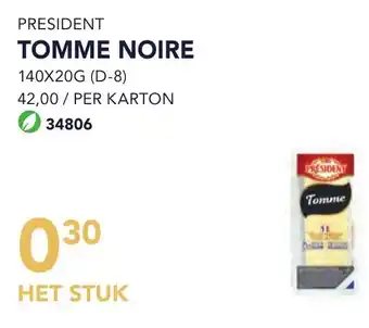 Bidfood PRESIDENT TOMME NOIRE aanbieding