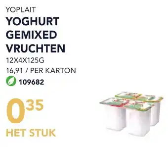 Bidfood YOPLAIT YOGHURT GEMIXED VRUCHTEN aanbieding