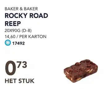 Bidfood BAKER & BAKER ROCKY ROAD REEP aanbieding