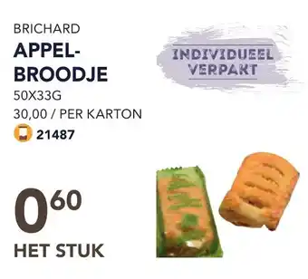 Bidfood BRICHARD APPELBROODJE aanbieding