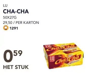 Bidfood LU CHA-CHA aanbieding