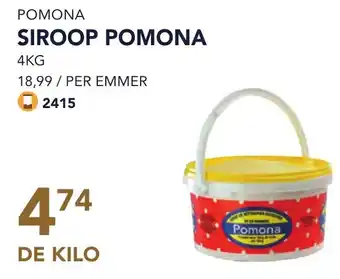 Bidfood POMONA SIROOP aanbieding