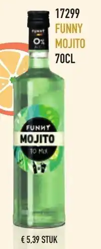 Bidfood FUNNY MOJITO 70CL aanbieding