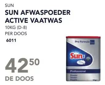 Bidfood SUN AFWASPOEDER ACTIVE VAATWAS aanbieding