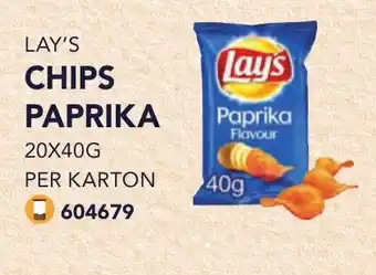 Bidfood LAY'S CHIPS PAPRIKA aanbieding