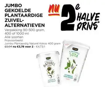 Jumbo JUMBO GEKOELDE PLANTAARDIGE ZUIVELALTERNATIEVEN aanbieding