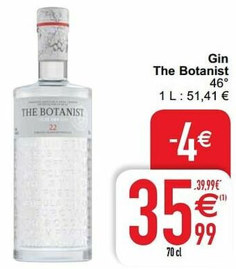Cora Gin the botanist aanbieding