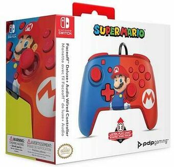ToyChamp Switch Wired Deluxe Audio Controller Mario Bros. aanbieding