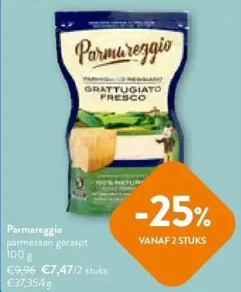 OKay Parmareggio parmezaan geraspt 100 g aanbieding