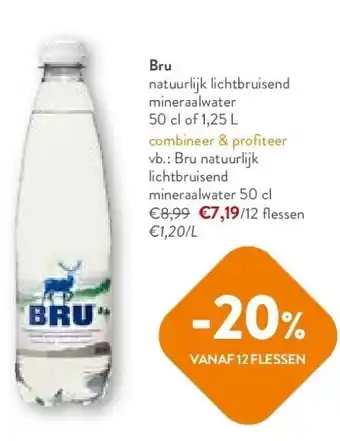 OKay Bru natuurlijk lichtbruisend mineraalwater 50 cl aanbieding