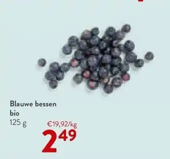 Blauwe bessen bio 125 g