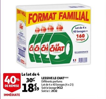 Auchan Lessive Le Chat aanbieding