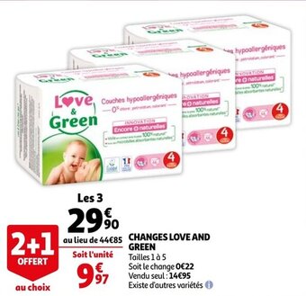 Auchan Changes Love and Green aanbieding