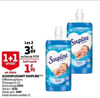 Auchan Assouplissant Soupline aanbieding