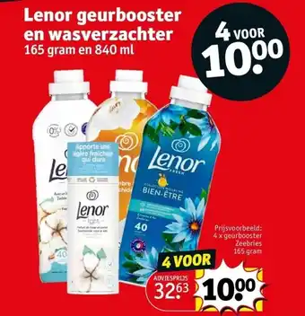 Kruidvat Lenor geurbooster en wasverzachter aanbieding