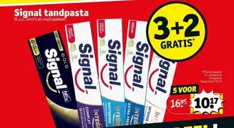 Kruidvat Signal tandpasta aanbieding