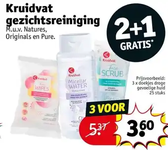 Kruidvat Kruidvat gezichtsreiniging aanbieding