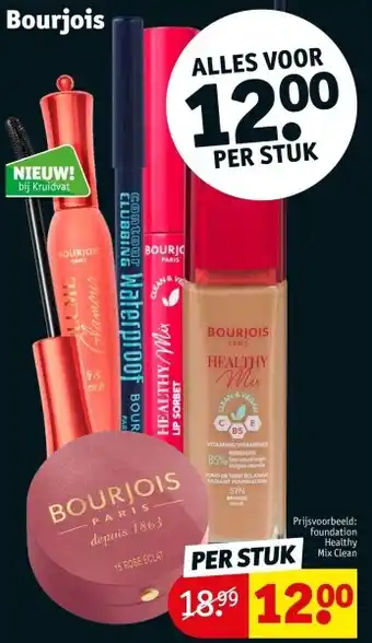 Kruidvat Bourjois aanbieding