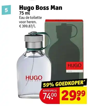 Kruidvat Hugo Boss Man aanbieding