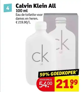 Kruidvat Calvin Klein All aanbieding