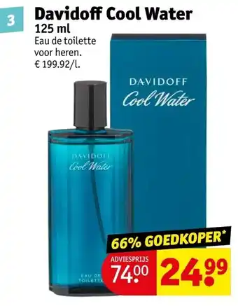 Kruidvat Davidoff Cool Water aanbieding