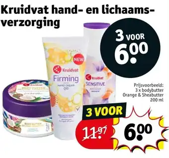 Kruidvat Kruidvat hand- en lichaamsverzorging aanbieding