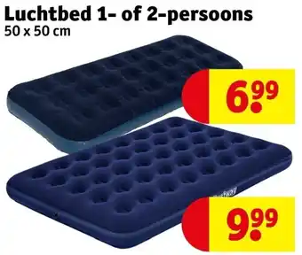 Kruidvat Luchtbed 1- of 2-persoons aanbieding