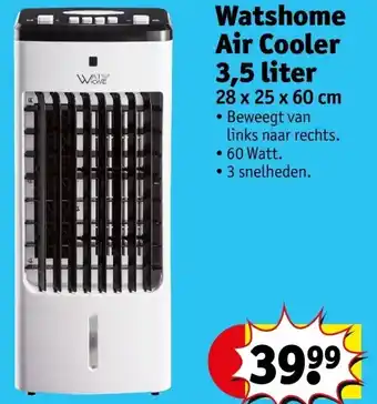 Kruidvat Watshome Air Cooler 3,5 liter aanbieding