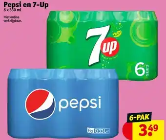 Kruidvat Pepsi en 7-Up aanbieding