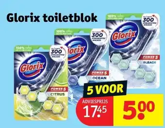 Kruidvat Glorix toiletblok aanbieding